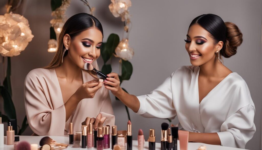 Influencer collaborations in beauty industry promotions